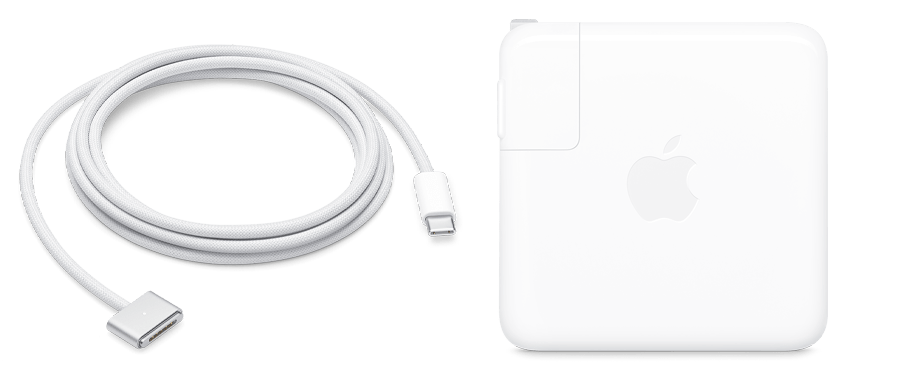 Adaptador de corriente USB-C de 96 W y cable de USB-C a MagSafe 3