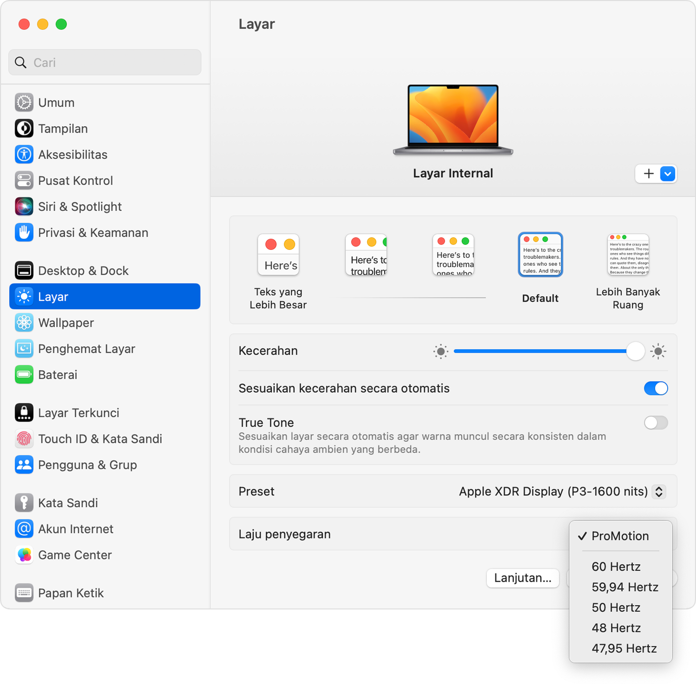 macos-ventura-system-settings-displays-refresh-rate