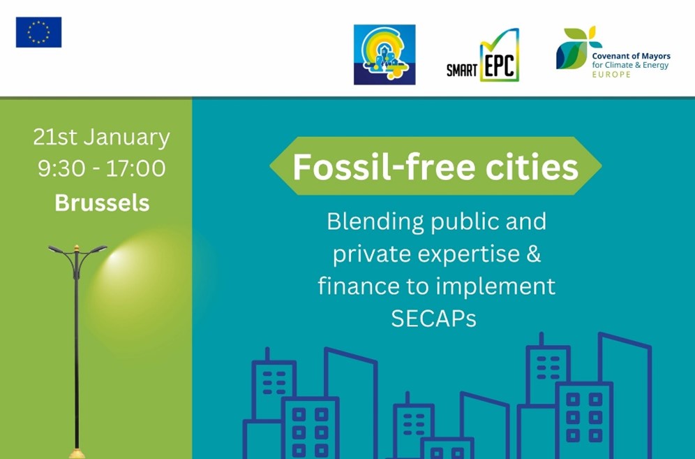 Networking Event: Fossil-free cities - Blending public and private expertise & finance to implement SECAPs