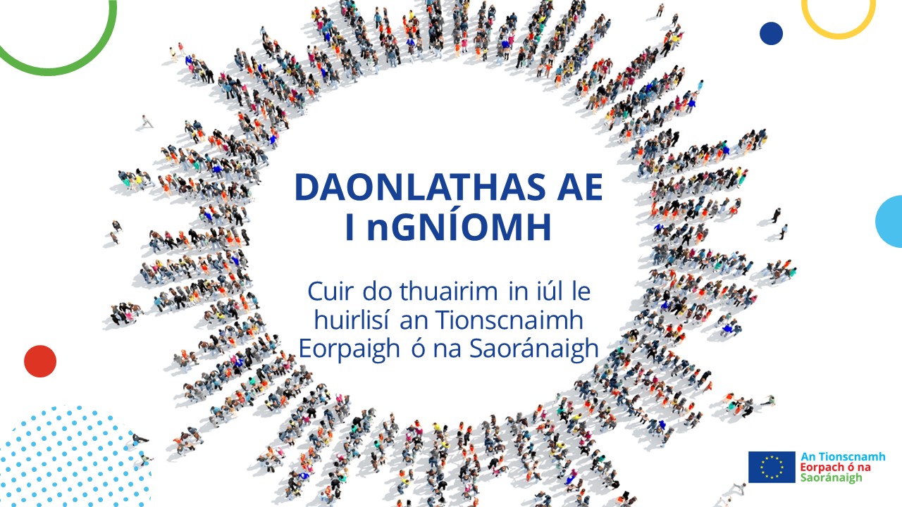 Daonlathas an Aontais-Cuir do thuairim in iúl le huirlisí an Tionscnaimh Eorpaigh ó na Saoránaigh