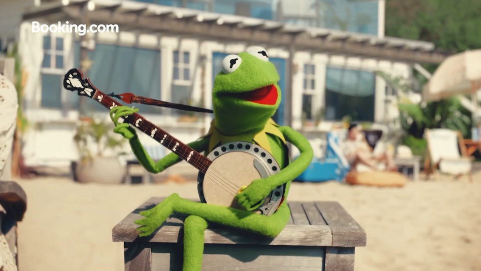 Booking.com Hits SB59 With Kermit, Miss Piggy and the Whole Muppet Gang Image