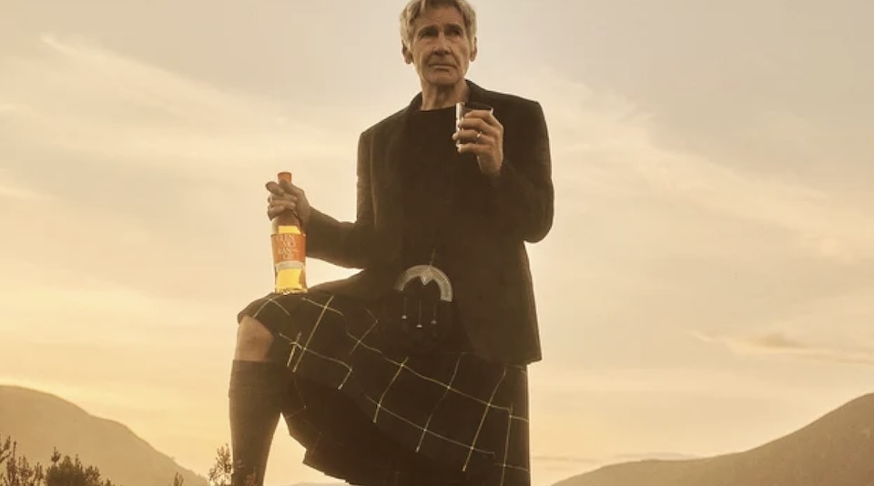 Harrison Ford Dons a Kilt for Glenmorangie