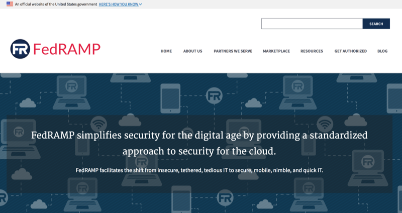 Screenshot of FedRAMP