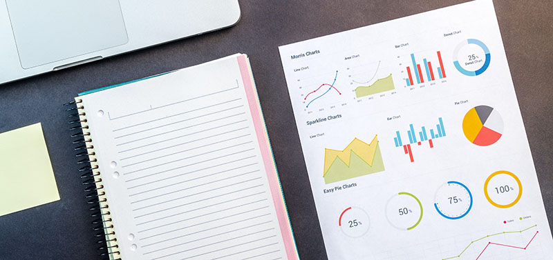 Graphs and charts representing user segmentation