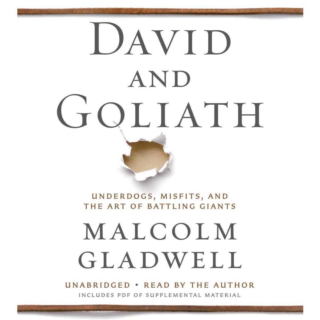 David and Goliath (44-minute audiobook excerpt) by Malcolm Gladwell