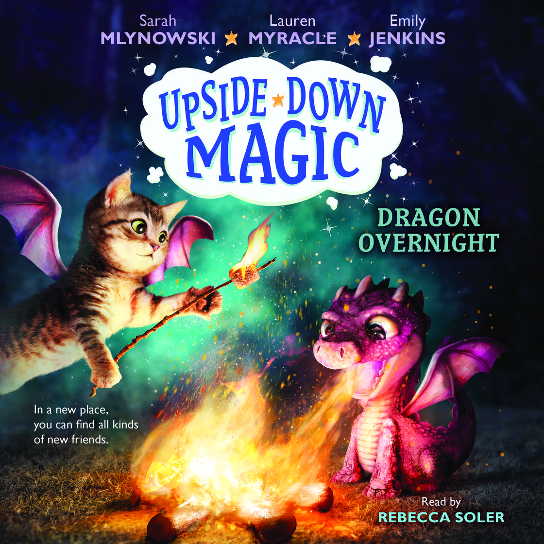 Dragon Overnight (Upside-Down Magic #4) by Sarah Mlynowski, Lauren Myracle & Emily Jenkins