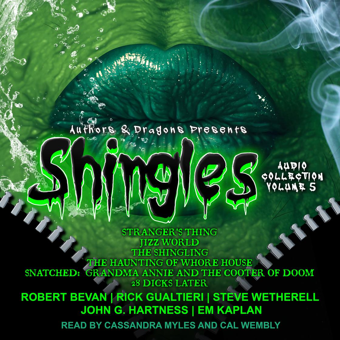 Shingles Audio Collection Volume 5 by Robert Bevan, Rick Gualtieri, Steve Wetherell, John G. Hartness, EM Kaplan & Authors and Dragons