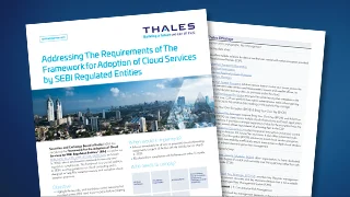 Addressing The Requirements of The Framework for Adoption of Cloud Services by SEBI Regulated Entities