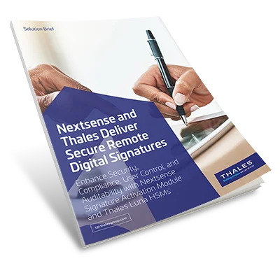 Secure Remote Digital Signatures with Thales - Solution Brief