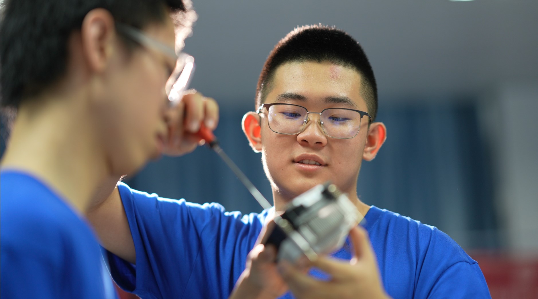 Students creating an intelligent socket