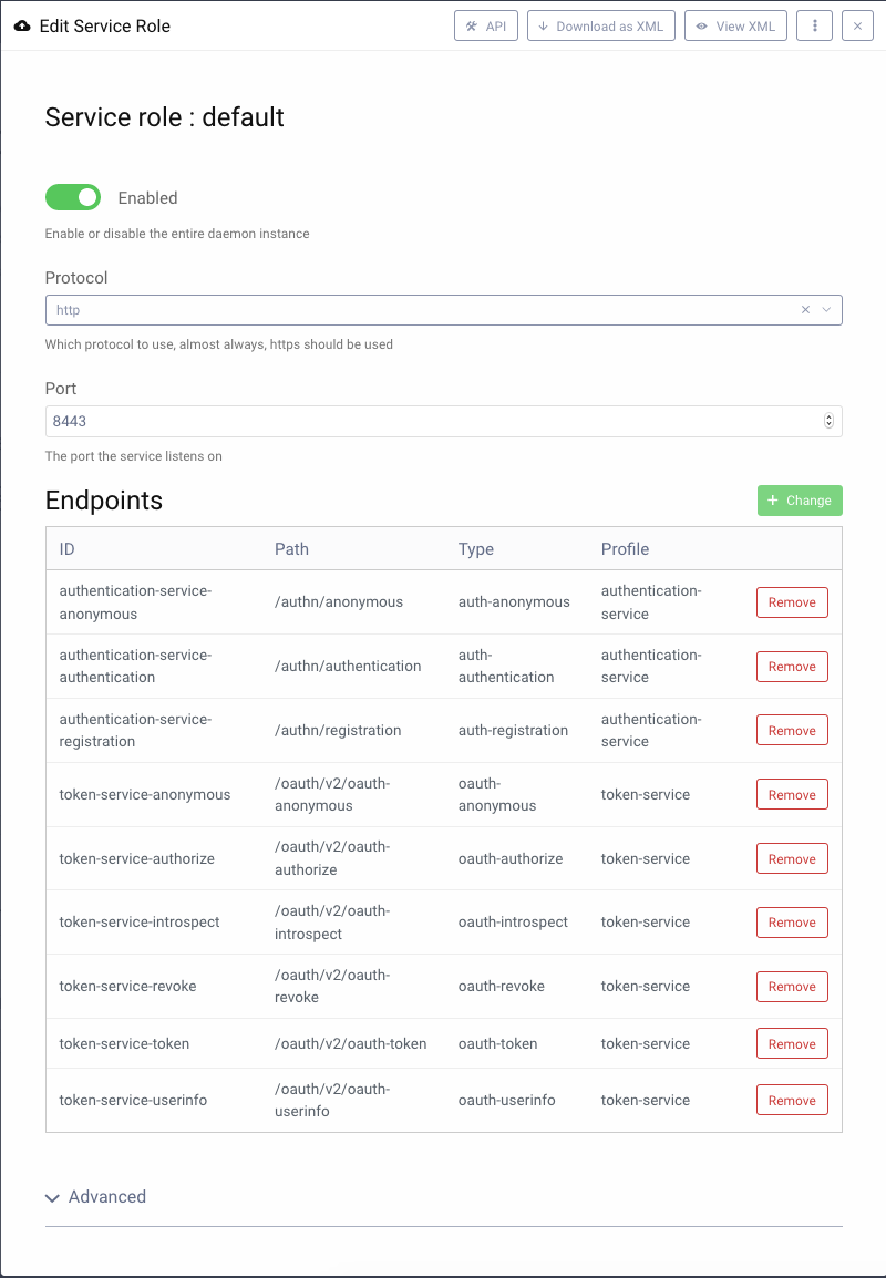 server configuration instance