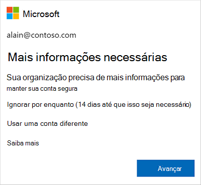 Solicitar mais informações