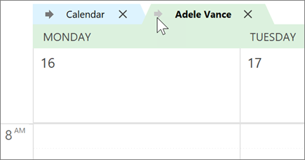 Calendarios superpuestos en Outlook