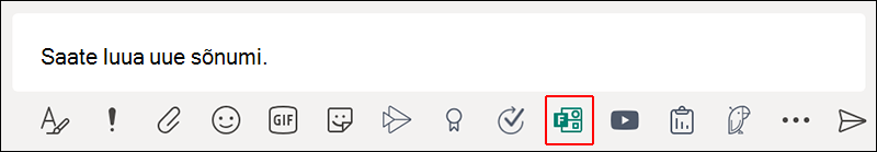 Forms icon in Microsoft Teams