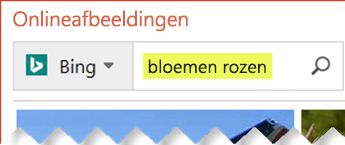 Voer zoektermen in die de illustratie beschrijven waarnaar u op zoek bent