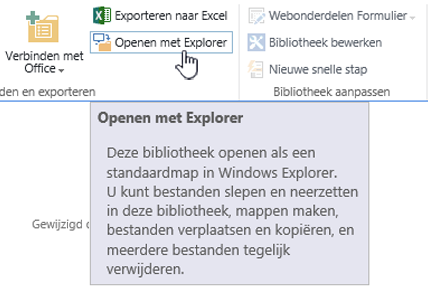 SharePoint 2016 openen met Explorer in IE11