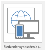 Przycisk szablonu aplikacji sieci Web programu Access