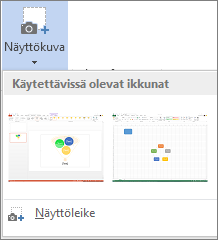 Näyttökuva-valikoima