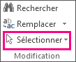Commande Sélectionner du groupe Édition