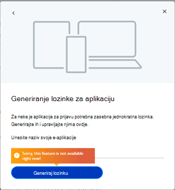 Pogreška lozinke za yahoo IMAP aplikaciju u programu Outlook