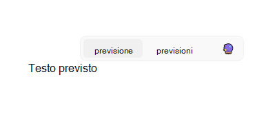 Previsione del testo in Outlook attivata in Windows 11.