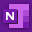 "OneNote", skirtos "Windows 10", piktograma