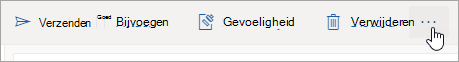 Schermafbeelding van de drie puntjes boven het deelvenster Opstellen