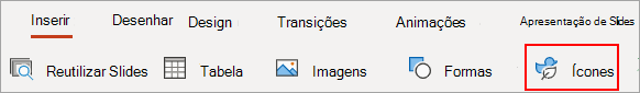 Selecione Ícones.