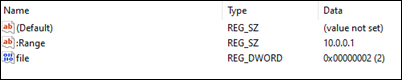 ตัวอย่างการเปิดที่อยู่ IP ของ Outlook