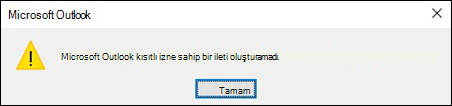 Outlook'ta şifreli e-posta hatası