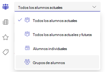 grupos de alumnos