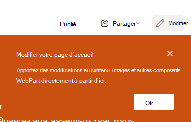 modifier la page