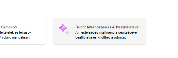 rubric létrehozása ai használatával