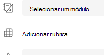 adicionar rubrica