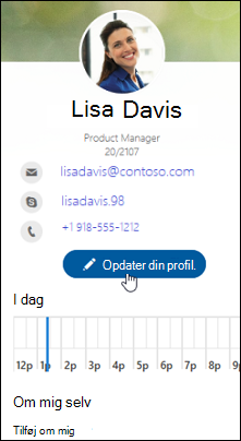 Opdater profil