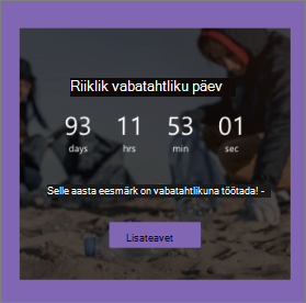 Veebiosa Countdown kuvatõmmis