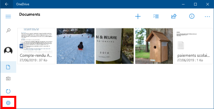 OneDrive - IU de l’application du Store