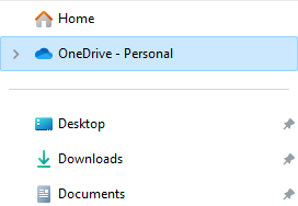 OneDrive にコピーする