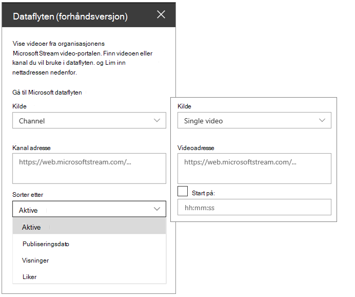 Verktøykasse for Microsoft Stream-video