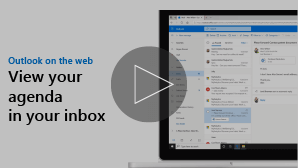 Thumbnail image for "View your agenda in your inbox" video