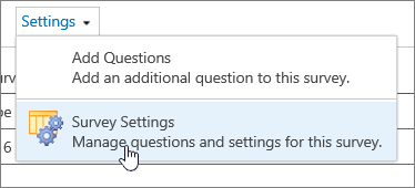 captura de tela das configurações de pesquisa