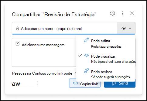 nova janela de permissões de anexos do Outlook