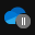 Значок приостановки OneDrive для бизнеса