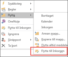 Flytta till inkorgen