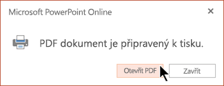 Připravený dokument PDF