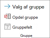 billede af båndet i excel