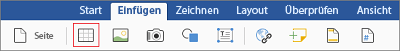 Registerkarte "Einfügen"