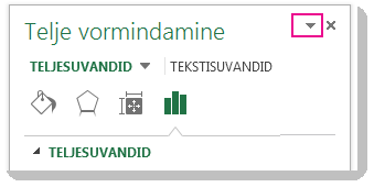 Paani Telgede vorming ülaosa, kus nooleke on esile tõstetud