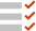 Symbole de tâche, liste de vérification, planification