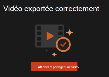 Afficher et partager la vidéo